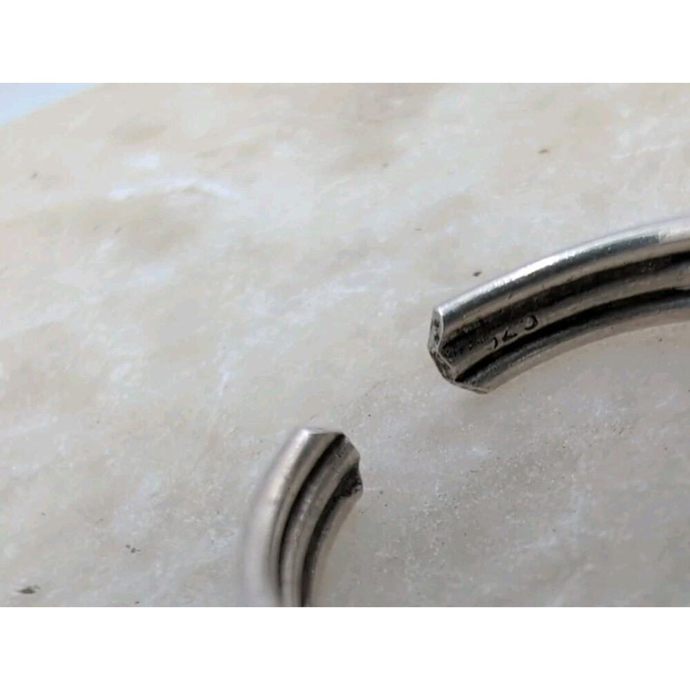 Adjustable 925 Sterling Silver Scroll Middle Ball Toe Ring - Picture 9 of 9